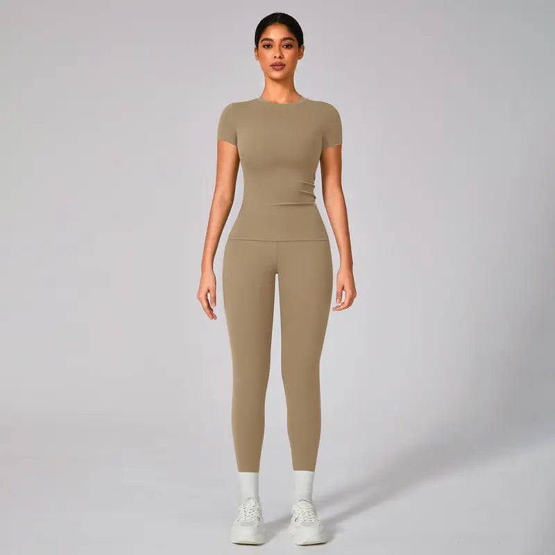 TIMEOFF Women's 2-Piece Sets Gym Workout Set