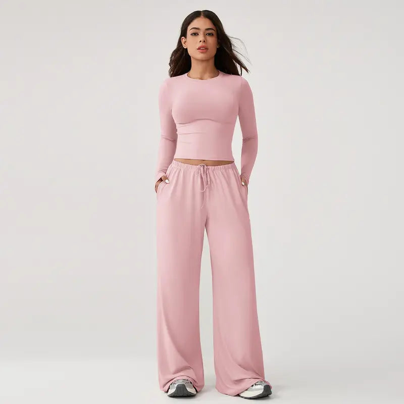 TIMEOFF Women's 2-Piece Stretchy Activewear Set