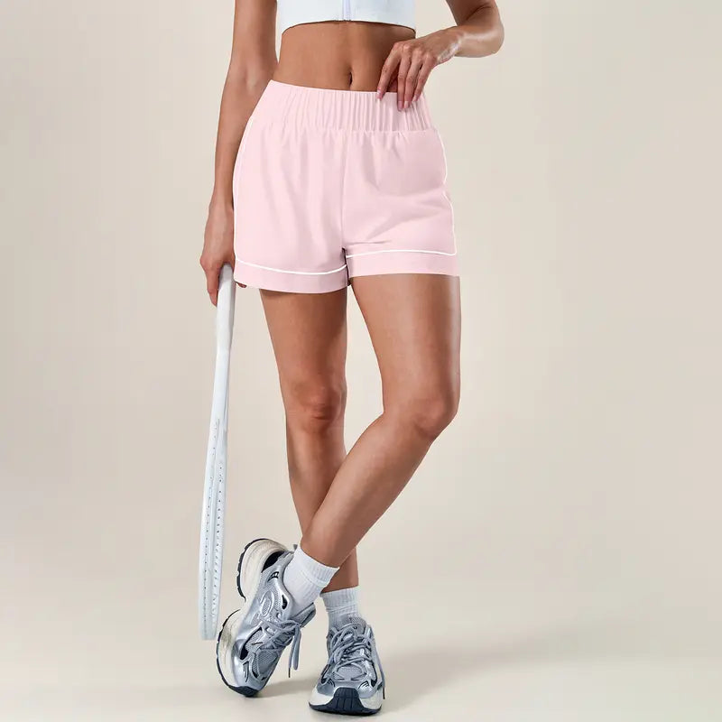 TIMEOFF Women's High Waisted Athletic Shorts