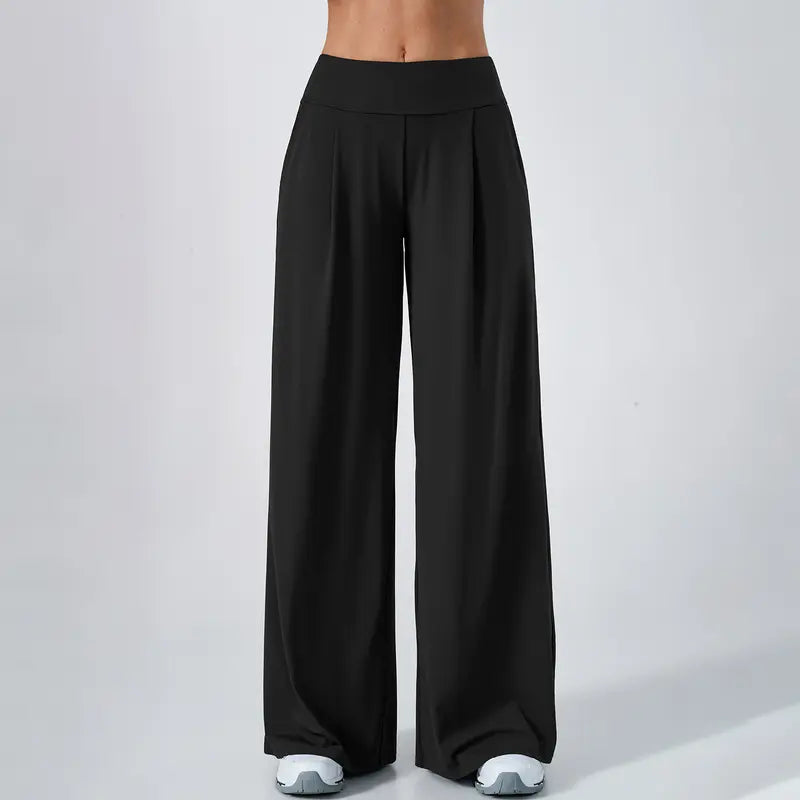 TIMEOFF Women's High Waist Wide Leg Pants