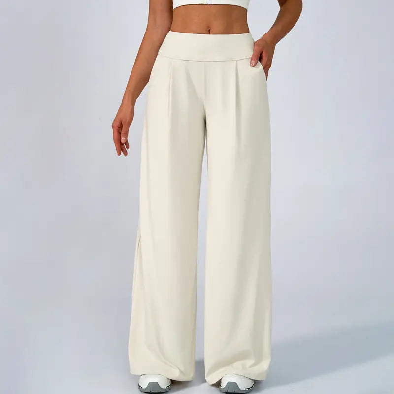 TIMEOFF Women's High Waist Wide Leg Pants