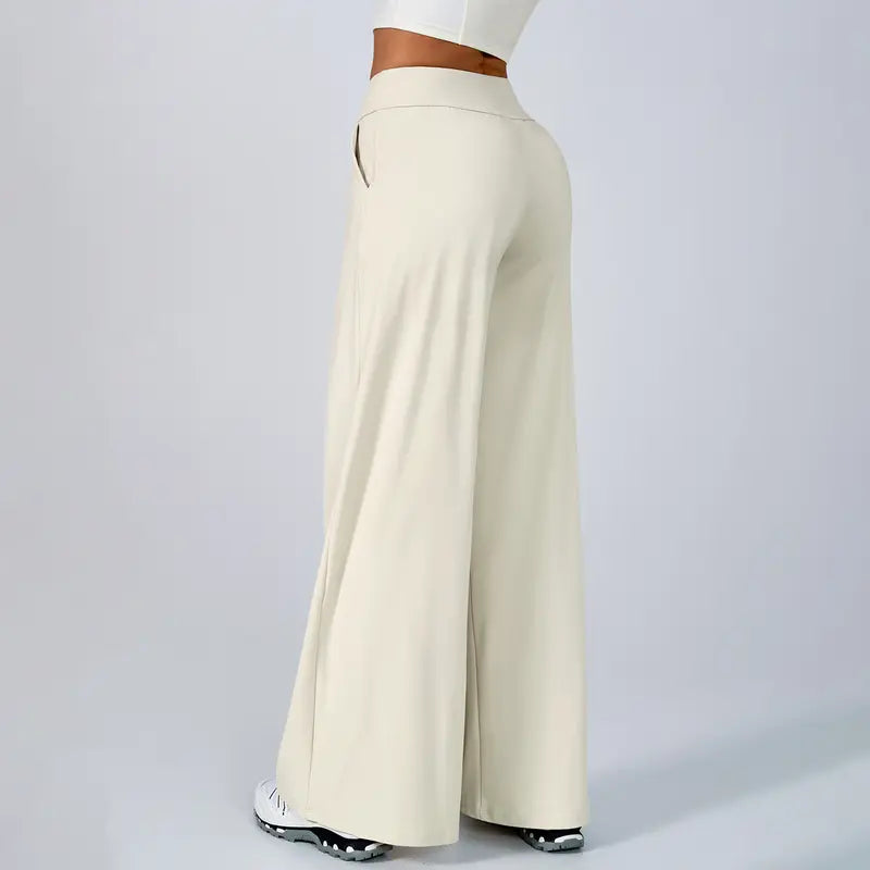 TIMEOFF Women's High Waist Wide Leg Pants