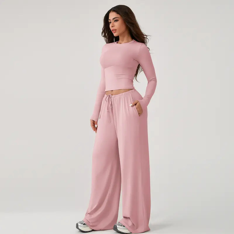 TIMEOFF Women's 2-Piece Stretchy Activewear Set