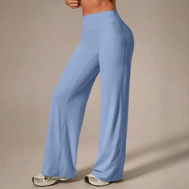 TimeOFF Women's Wide-Leg Pants – High-Waisted