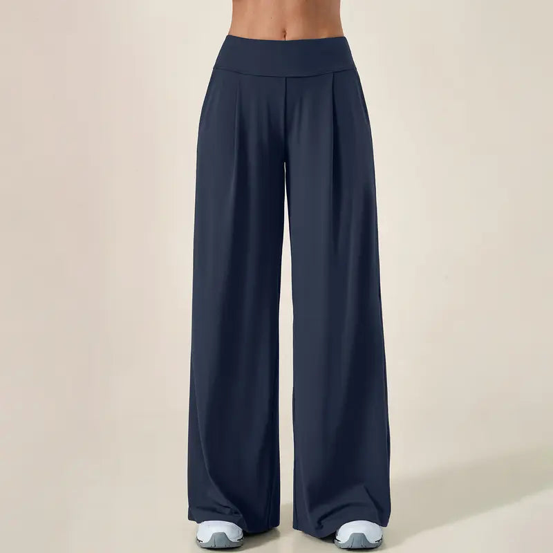 TIMEOFF Women's High Waist Wide Leg Pants