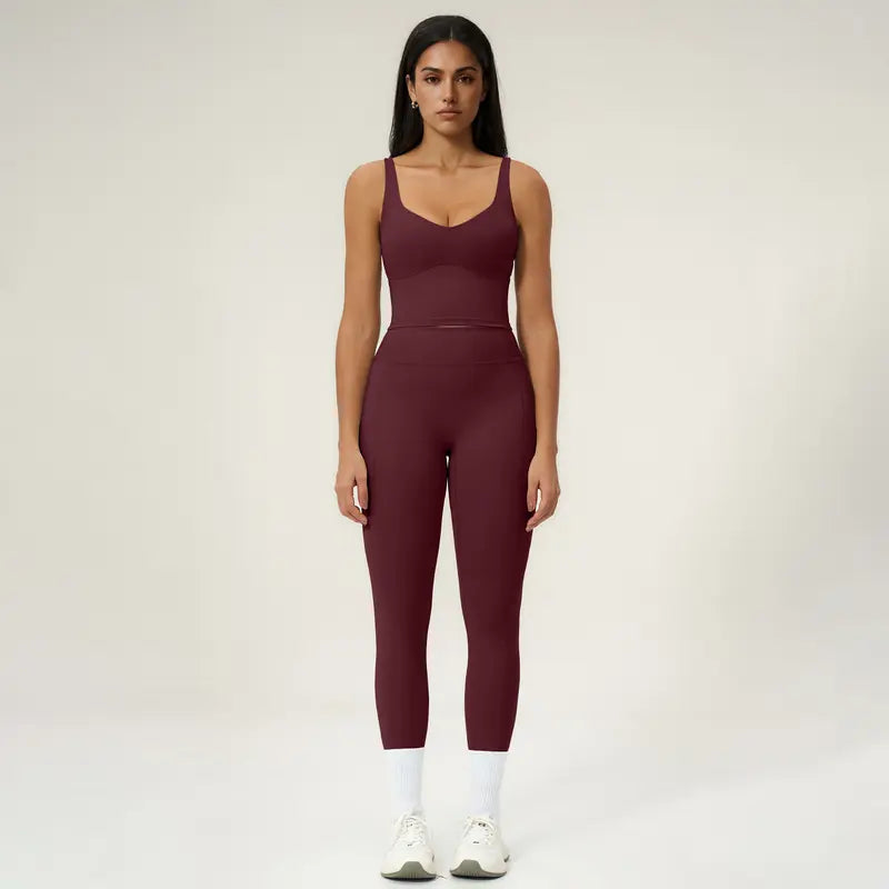 TIMEOFF Women's 2-Piece Tight Workout Sets