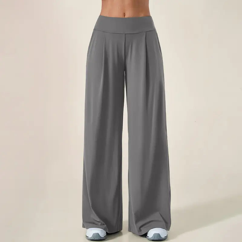 TIMEOFF Women's High Waist Wide Leg Pants