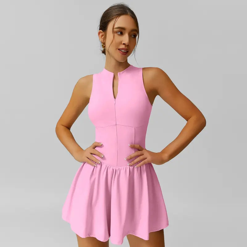 TIMEOFF Women's Sleeveless Sporty Dress