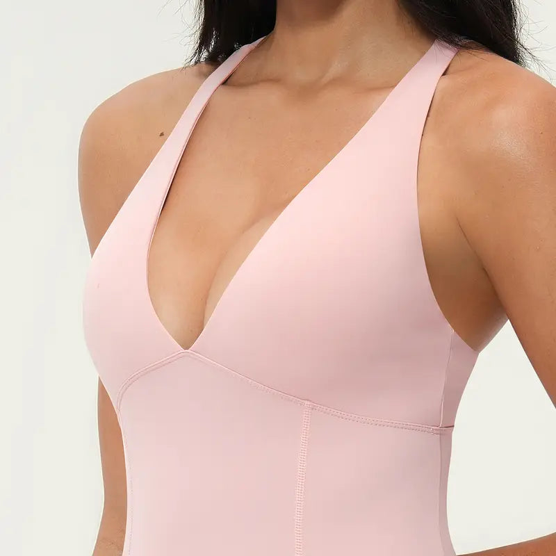 TIMEOFF Women's Criss-Cross Stretchy Athletic Sports Dress