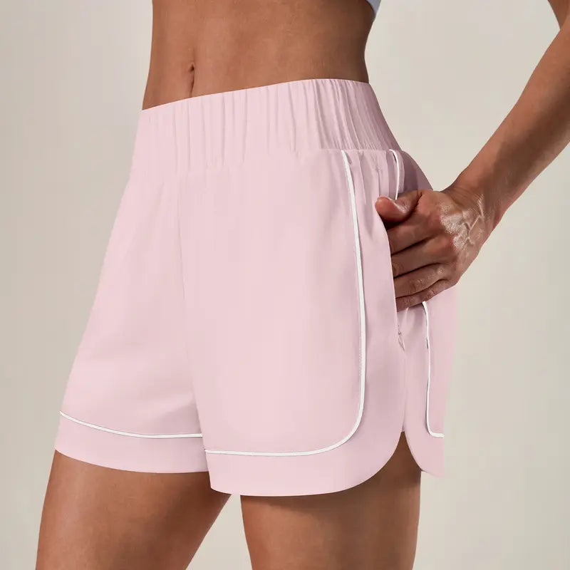 TIMEOFF Women's High Waisted Athletic Shorts