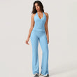 Women's 2-Piece  Deep V-Neck Activewear Set
