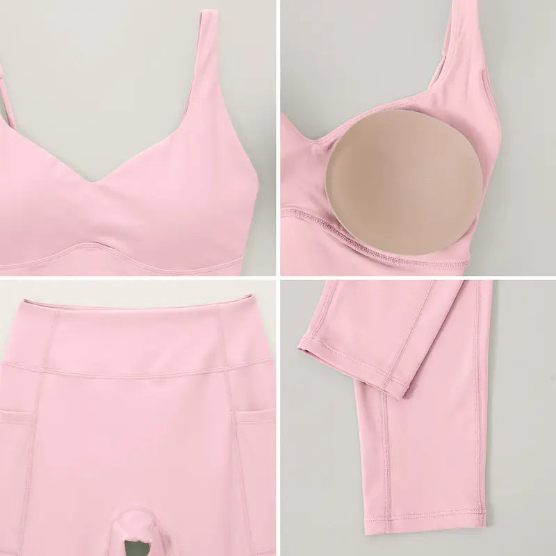 TIMEOFF Women's 2-Piece Tight Workout Sets