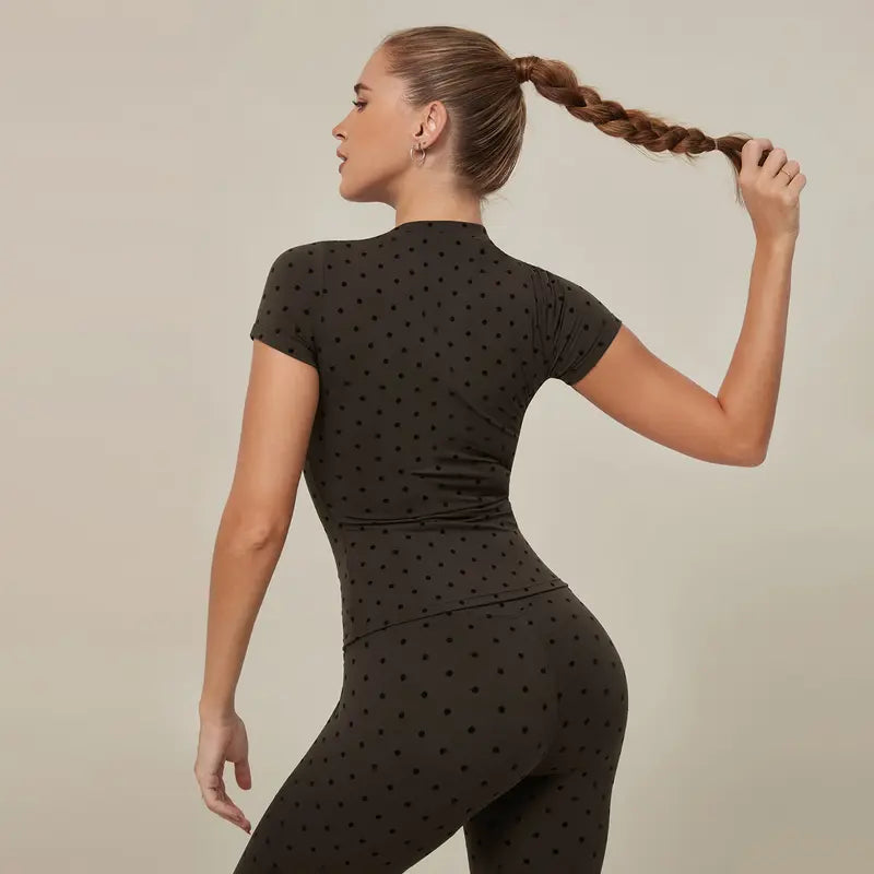 TIMEOFF Women's Polka Dot 2-Piece Set