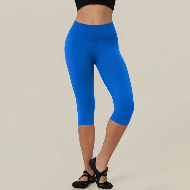 TIMEOFF Women's High Waist Capri Leggings