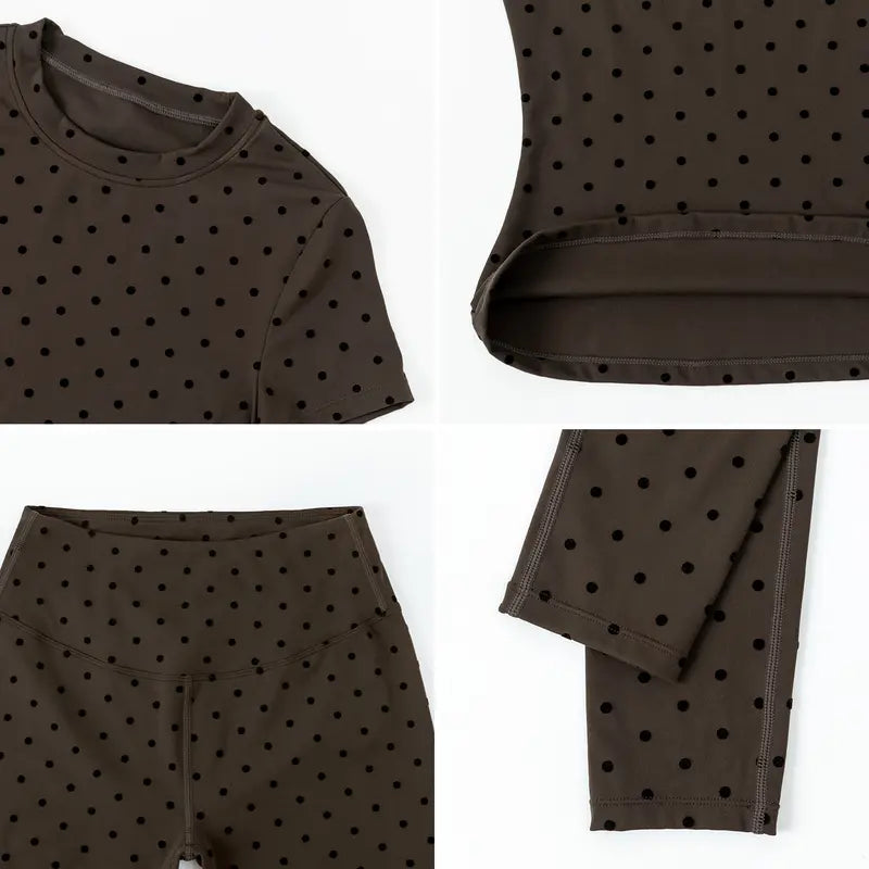 TIMEOFF Women's Polka Dot 2-Piece Set